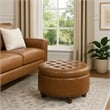 Benjara Gery Accent Storage Ottoman- 25