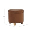 Benjara Gio Storage Ottoman- 19