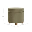 Benjara Gio Storage Ottoman- 19