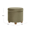 Benjara Gio Storage Ottoman- 19