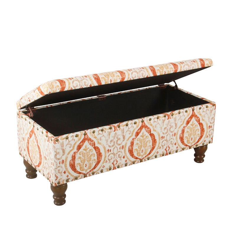 Benjara Ava Storage Accent Bench- 42