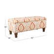 Benjara Ava Storage Accent Bench- 42