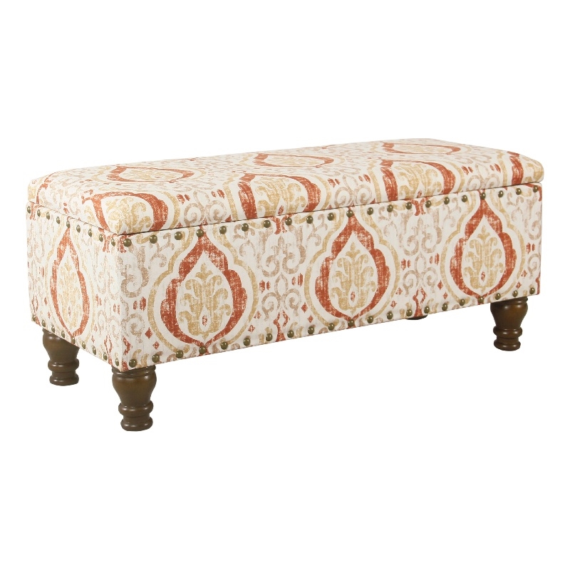Benjara Ava Storage Accent Bench- 42