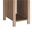Benjara Akol Computer Desk- Keyboard Drawer and Storage- 39 Inch- Dark Taupe