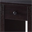 Benjara Akol Computer Desk- Keyboard Drawer and Storage- 39 Inch- Black