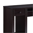 Benjara Akol Computer Desk- Keyboard Drawer and Storage- 39 Inch- Black