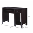 Benjara Akol Computer Desk- Keyboard Drawer and Storage- 39 Inch- Black