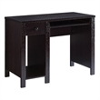 Benjara Akol Computer Desk- Keyboard Drawer and Storage- 39 Inch- Black