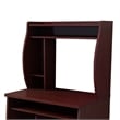 Benjara Niro Utility Desk Cart with Hutch- 7 Shelves- 53