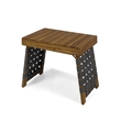 Benjara Leo Outdoor Foldable Side Table- 20