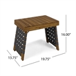 Benjara Leo Outdoor Foldable Side Table- 20