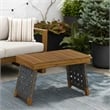 Benjara Leo Outdoor Foldable Side Table- 20
