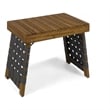 Benjara Leo Outdoor Foldable Side Table- 20