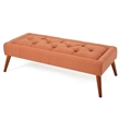 Benjara Accent Ottoman Bench- Tufted 52