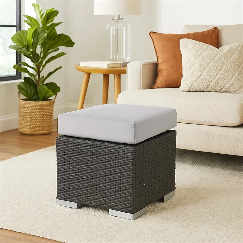 Benjara Outdoor Ottoman- 16