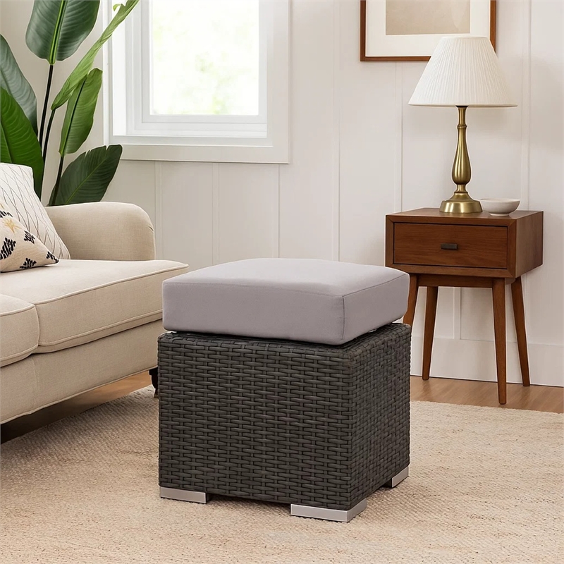 Benjara Outdoor Ottoman- 16