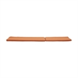 Benjara Pina Cushion for Outdoor Chaise Lounger- Waterproof Orange- 79 Inch