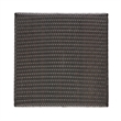 Benjara Outdoor Square Bar Table- Brown Multi Rattan- Metal Frame