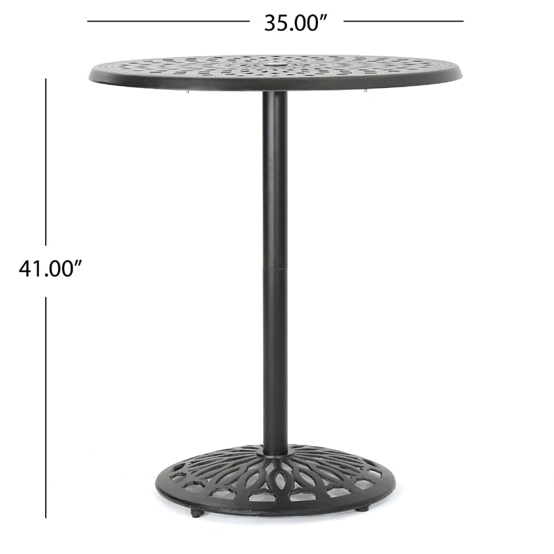 Benjara Outdoor Bar Table- 35