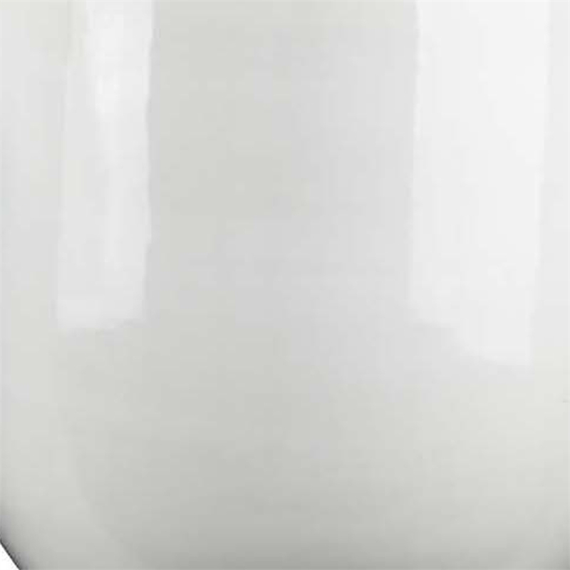 Benjara Womy Tall Decorative Planters Set of 2- Gloss White Ceramic 18 30 Inch