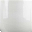 Benjara Womy Tall Decorative Planters Set of 2- Gloss White Ceramic 18 30 Inch