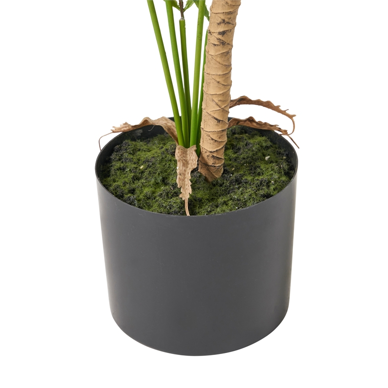 Benjara Zylo Decorative Faux Palm Tree- 40