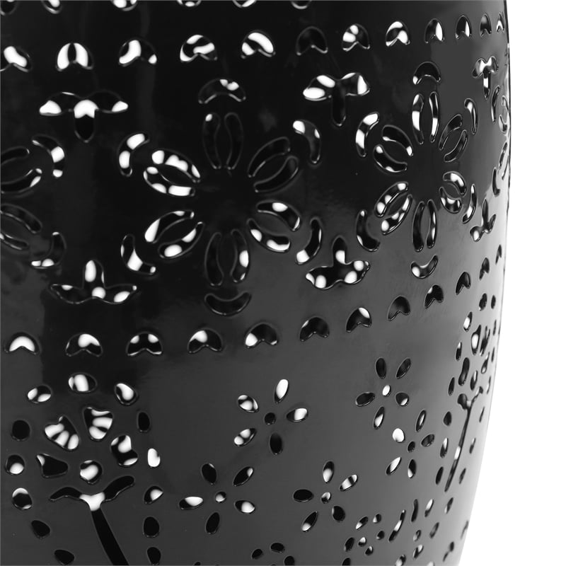 Benjara Sola Side Table- Solar Powered Light- 18