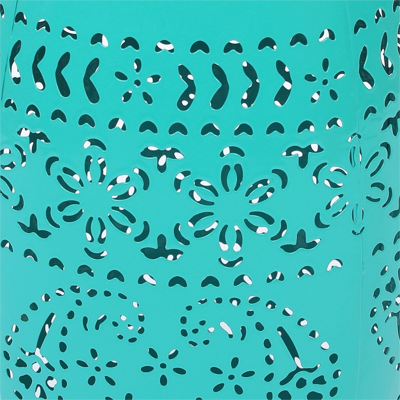 Benjara Sola Side Table- Solar Powered Light- 18