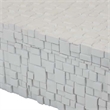 Benjara Lissa Decorative Storage Box- Matte White Textured Resin- 13 Inch