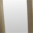 Benjara Cisy Floor Mirror- 75 Inch- Light Oak Brown Wood Rectangular Frame