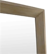 Benjara Cisy Floor Mirror- 75 Inch- Light Oak Brown Wood Rectangular Frame