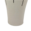 Benjara Caleb Accent Vase with Drip Pattern and Handles- Black Gray Ceramic