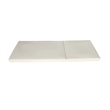 Benjara Chaise Lounger Cushion- 76 Inch- PU Foam- Cream Waterproof Fabric