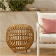 Benjara Outdoor Side Table- Open Design- 20
