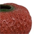 Benjara Kema Decorative Flower Vase- Strawberry Accent- 13