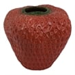 Benjara Kema Decorative Flower Vase- Strawberry Accent- 13