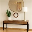 Benjara Decorative Tabletop Sculpture - Brown/Black Iron Stem