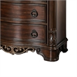 Benjara Transitional Wood Chest With Antique Drawer Pulls- Brown