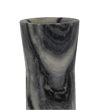 Benjara Danny Tall Accent Vase- Natural Stone Pattern Gray Marble 14 Inch