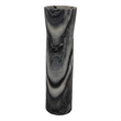 Benjara Danny Tall Accent Vase- Natural Stone Pattern Gray Marble 14 Inch