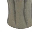 Benjara Decorative Vase- Organic Sea Design- Floral Details- Green Ceramic