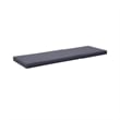 Benjara Brody Outdoor Cushion for Chaise Lounger- Dark Gray- Foam- 76 Inch