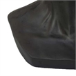 Benjara Kylz Decor Head Garden Planter- 23 Inch- Wide Open Top- Black Resin