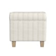 Benjara Pyp Square Storage Ottoman- 18
