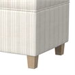 Benjara Pyp Square Storage Ottoman- 18