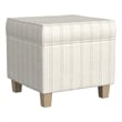 Benjara Pyp Square Storage Ottoman- 18