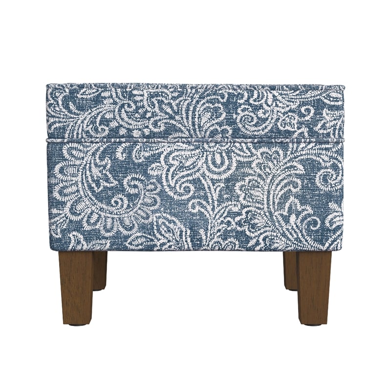 Benjara Ishi Accent Storage Ottoman- 22
