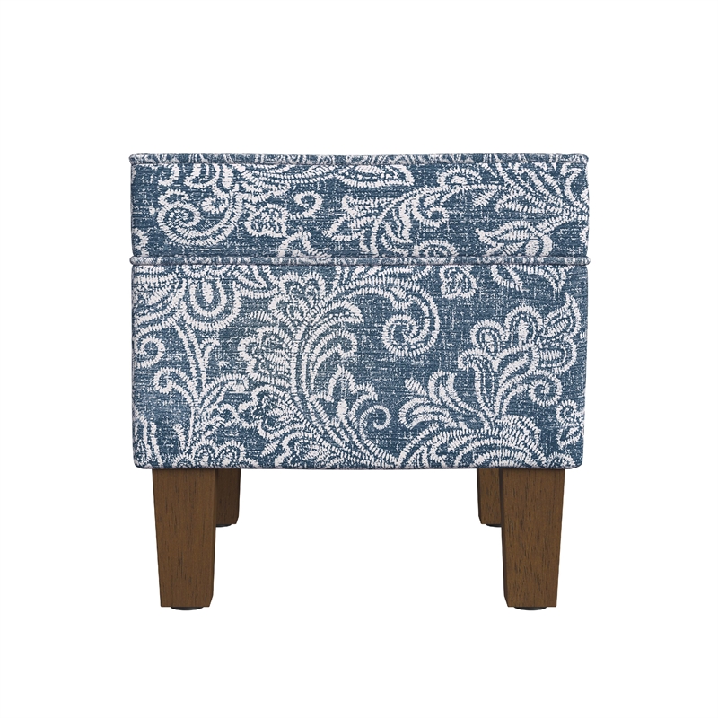 Benjara Ishi Accent Storage Ottoman- 22