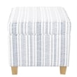Benjara Pyp Square Storage Ottoman- 18
