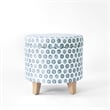 Benjara Loni Round Storage Ottoman- 19